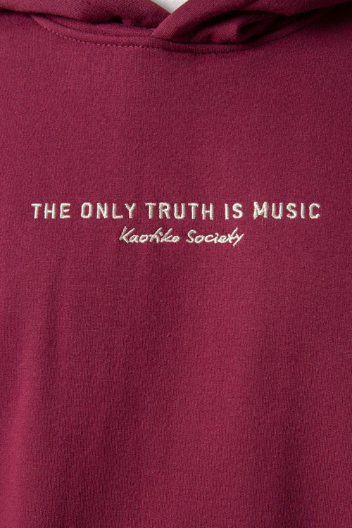 The Only Truth Is Music Wine Sweatshirt