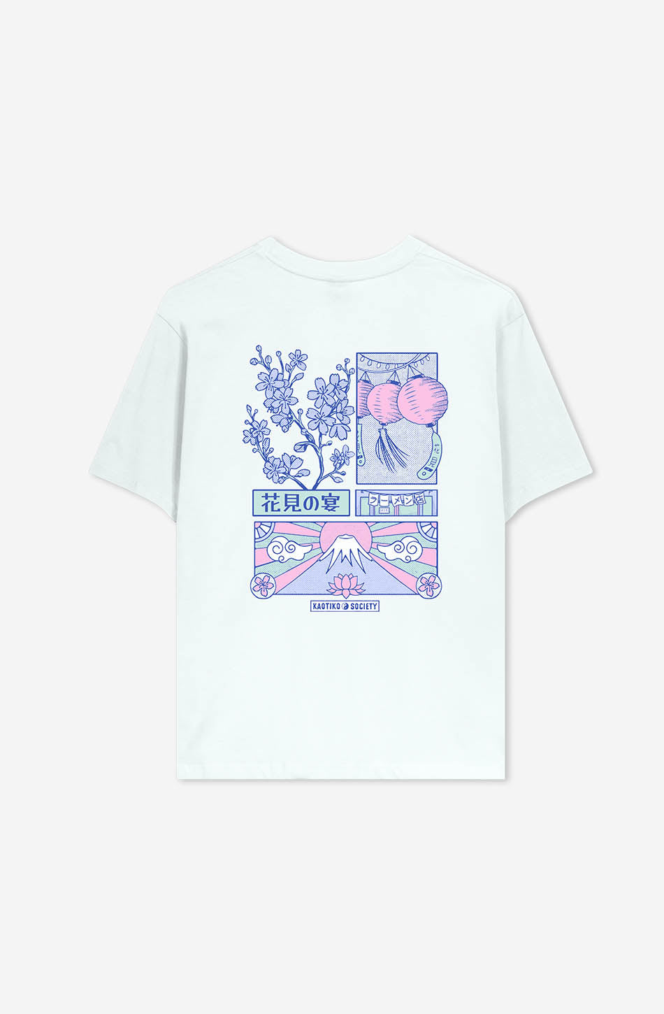 T-Shirt „Tokyo Cement“ in verwaschenem Rosa