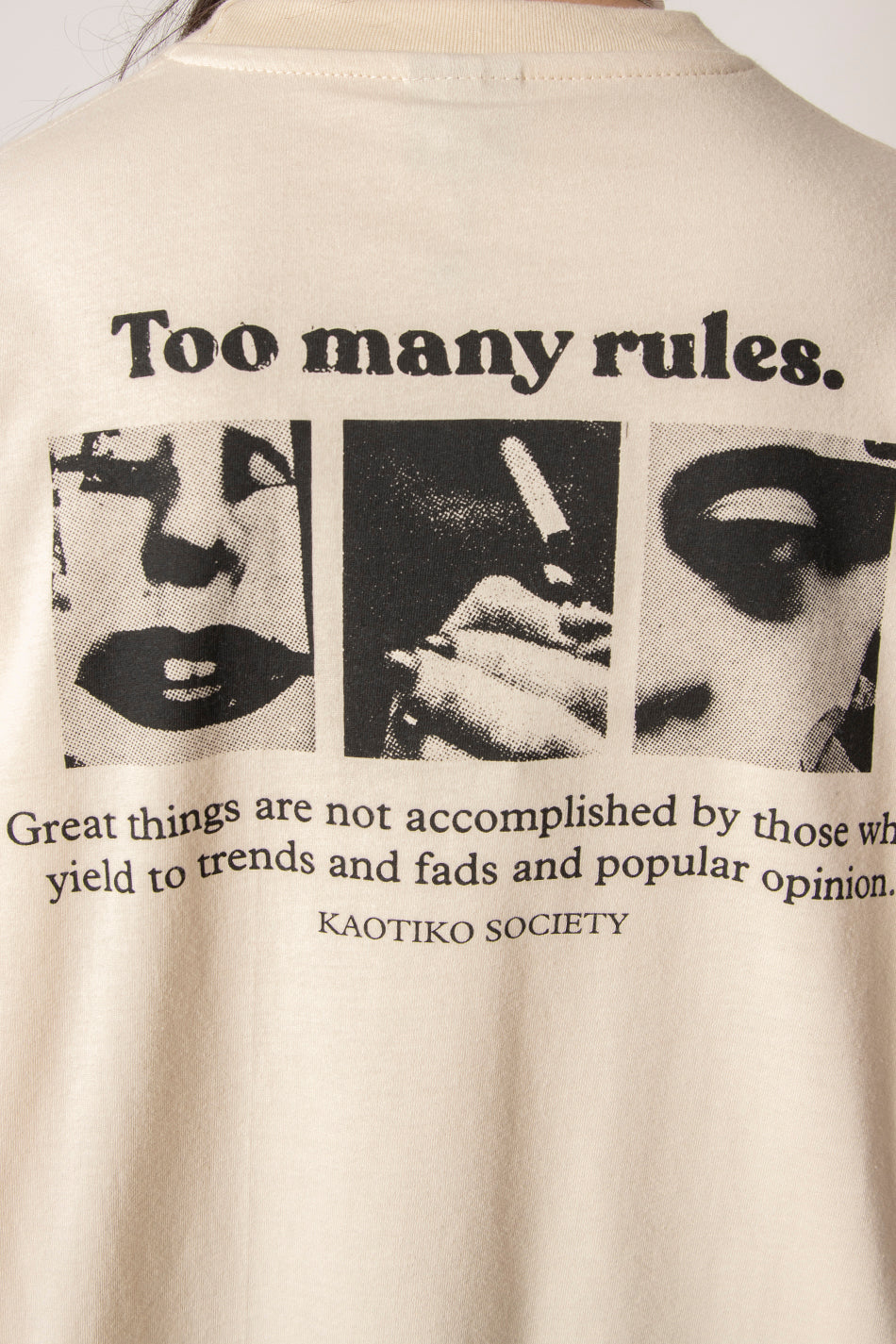 Camiseta Too Many Rules Stone