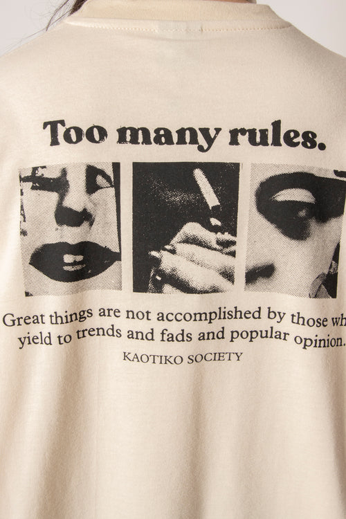 T-shirt Too Many Rules Stone