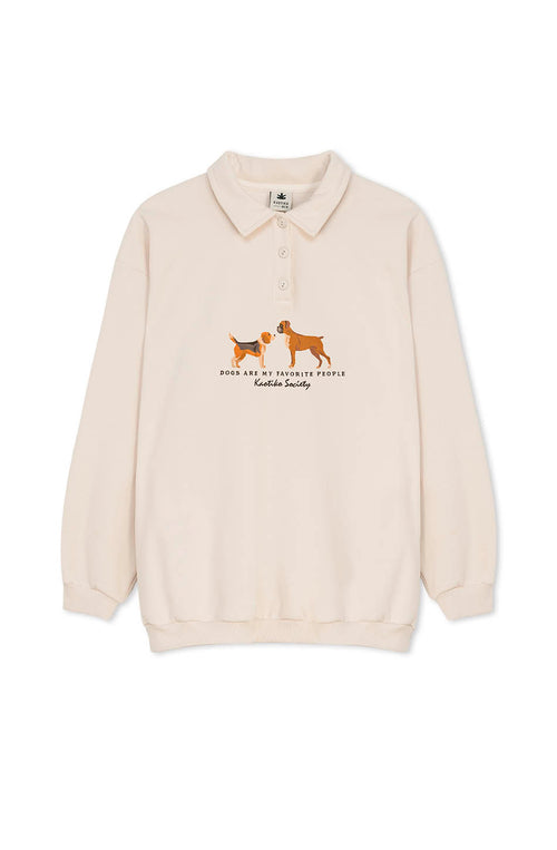 Sudadera Puppies Jack Ivory