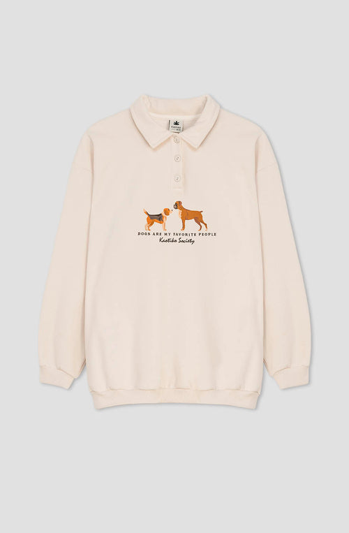 Sudadera Puppies Jack Ivory