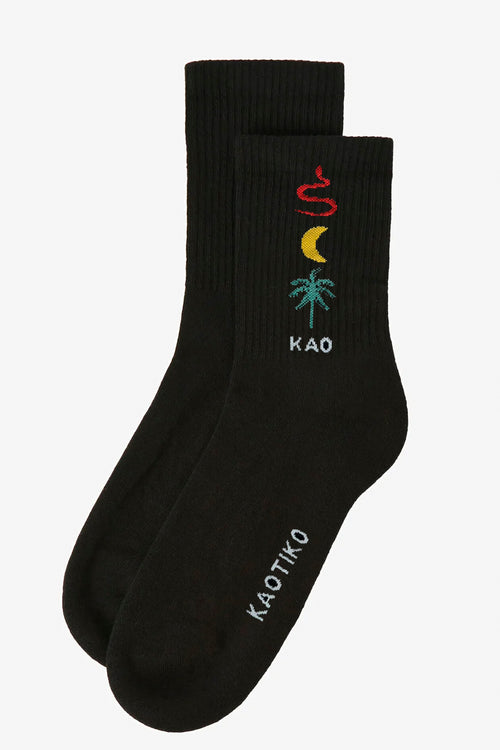 Chaussettes Jungle noires