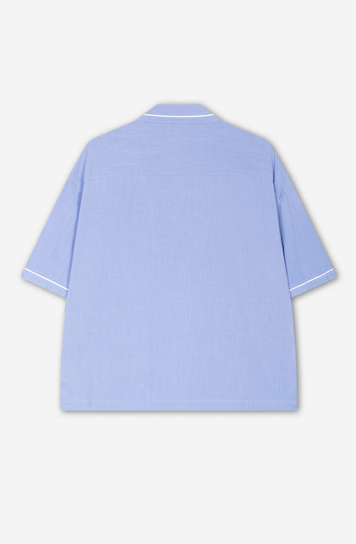 Chemise pyjama bleu