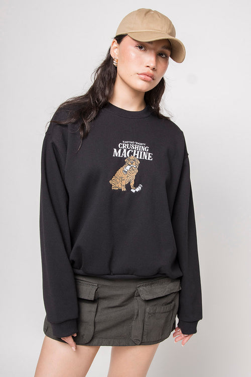 Crushing Machine Schwarzes Sweatshirt