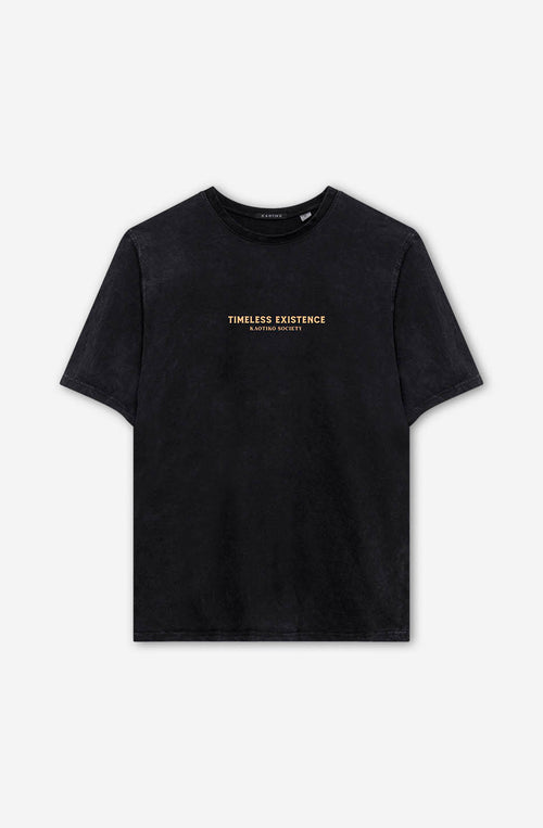 Washed Timeless Existence Black T-shirt