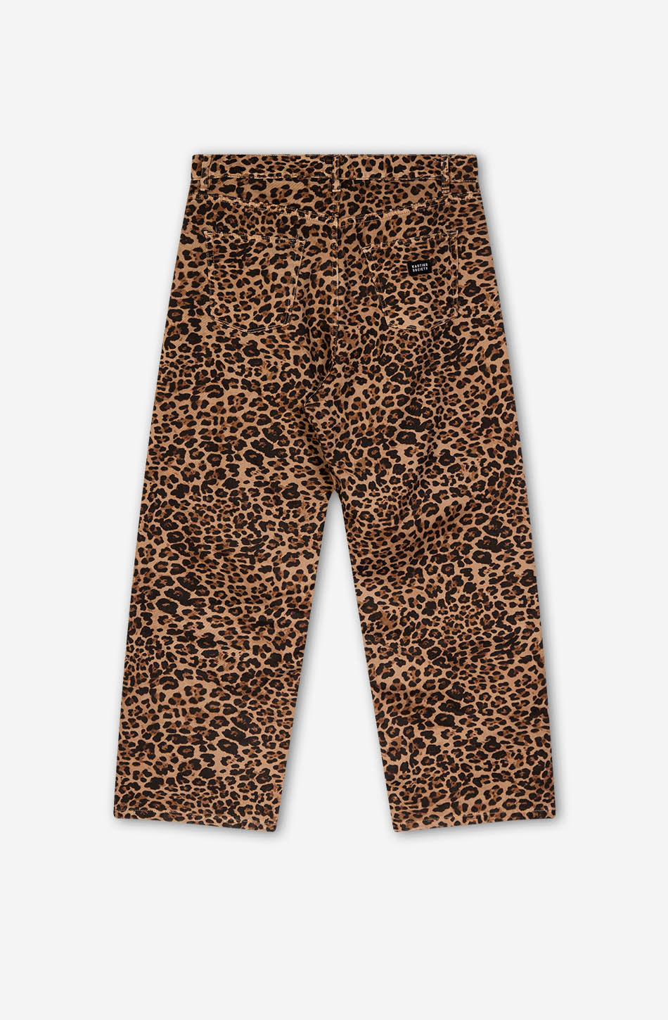 Loose Leopard Brown Trousers