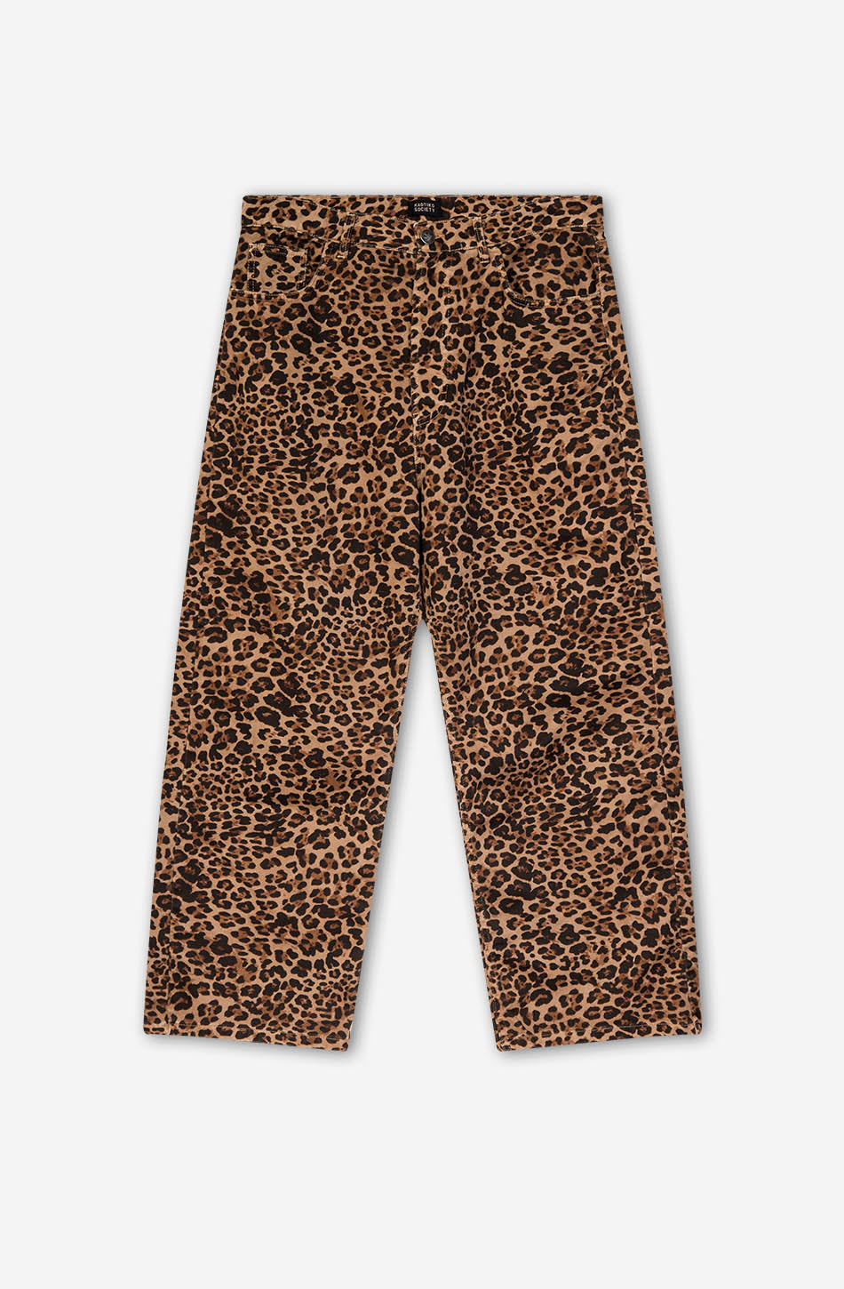 Loose Leopard Brown Trousers