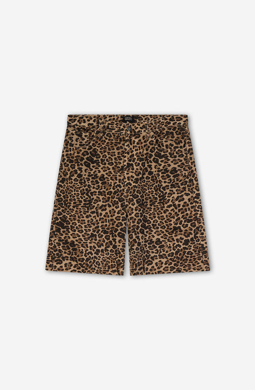 Bermuda Losse Leopard Brown