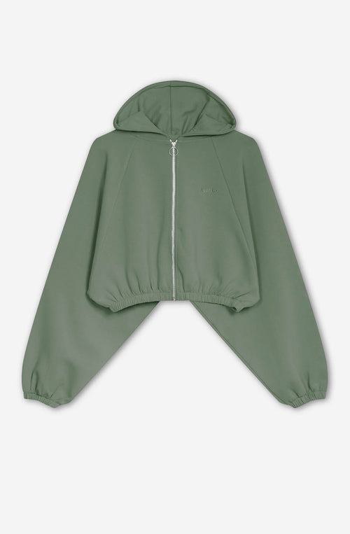 Sudadera Zipper Jacket Giulia Interlock Olive