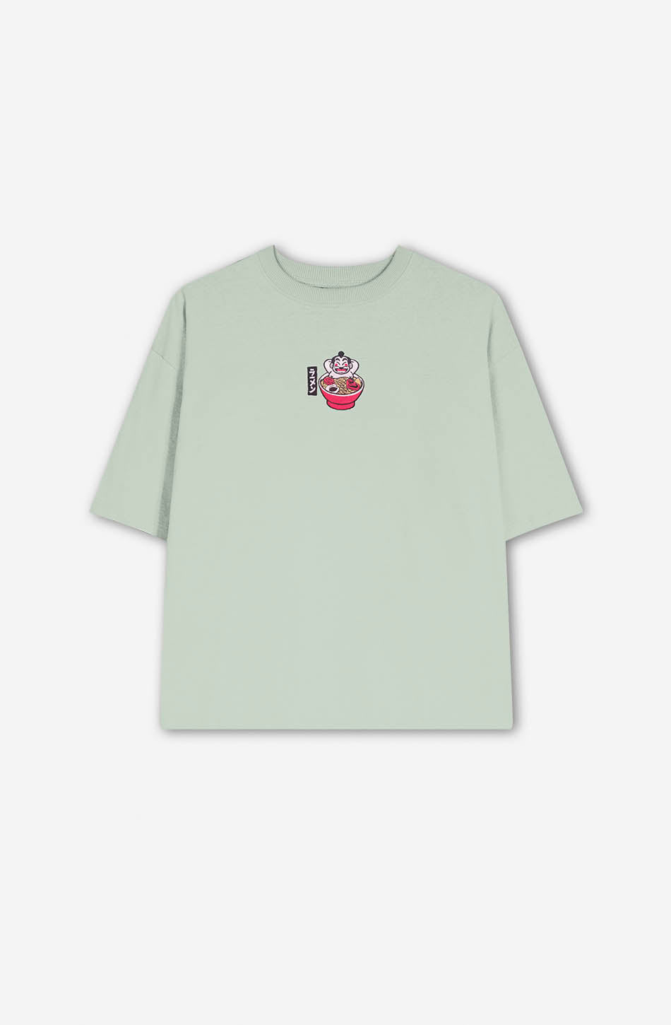 Sumo Ramen Frisches grünes T-Shirt