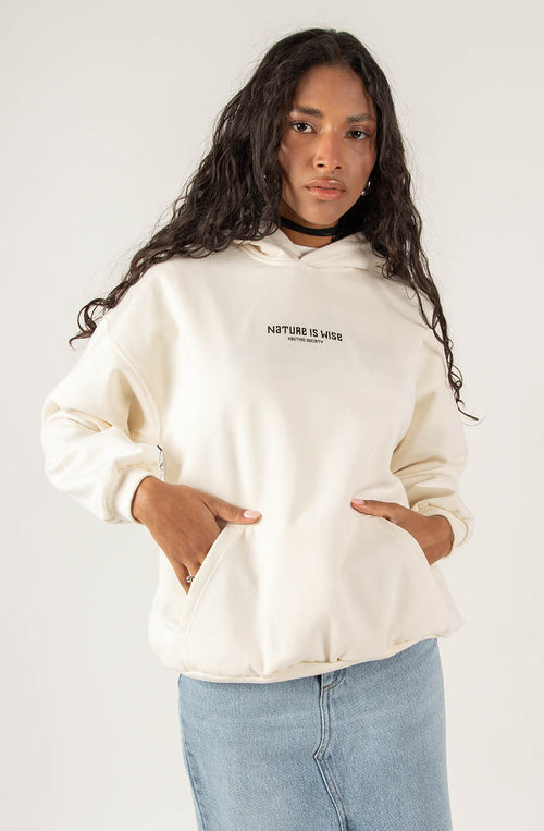 Sweatshirt Nature is Wise Ivory