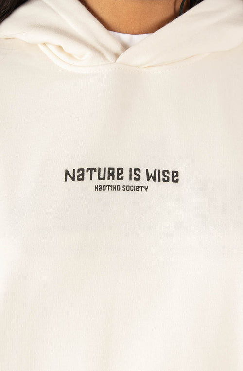 Sweatshirt Nature is Wise Ivory