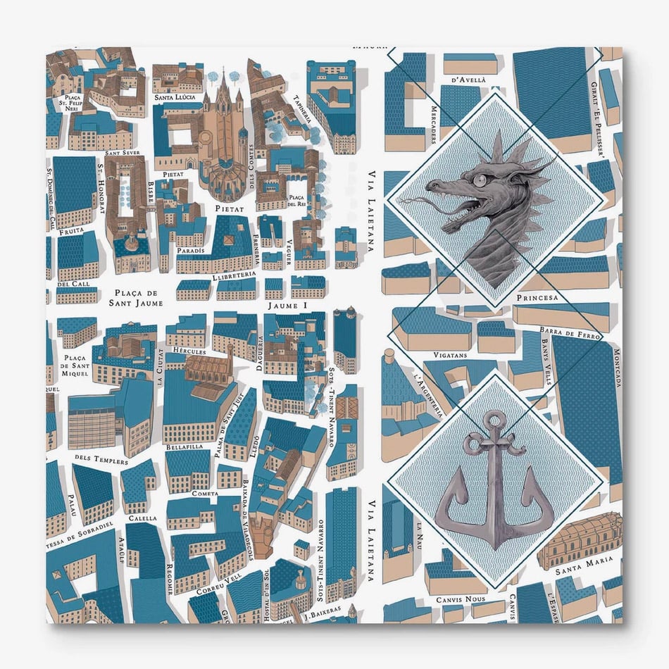 Barcelona-Gòtic Map