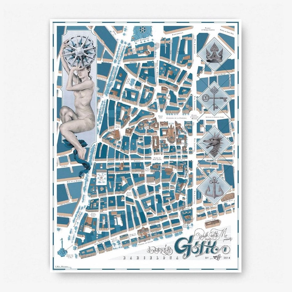 Barcelona-Gòtic Map