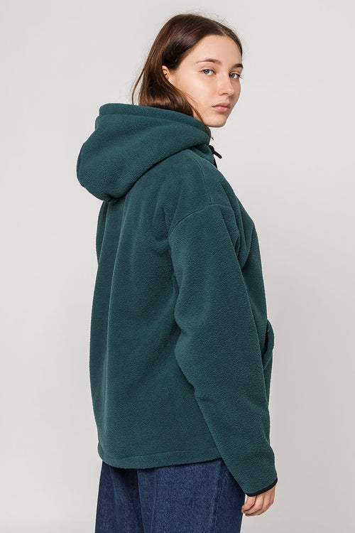 Sage Hooded Fleece