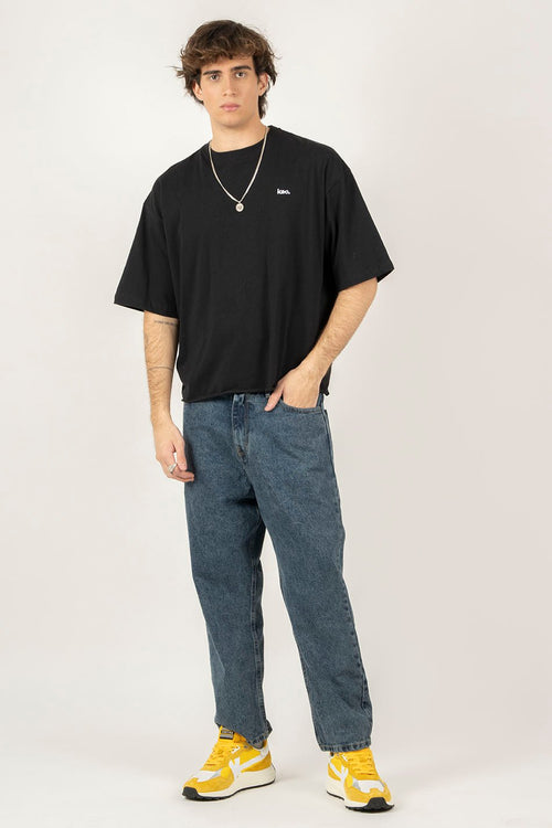 Regular Cropped Acid Oxid Trousers