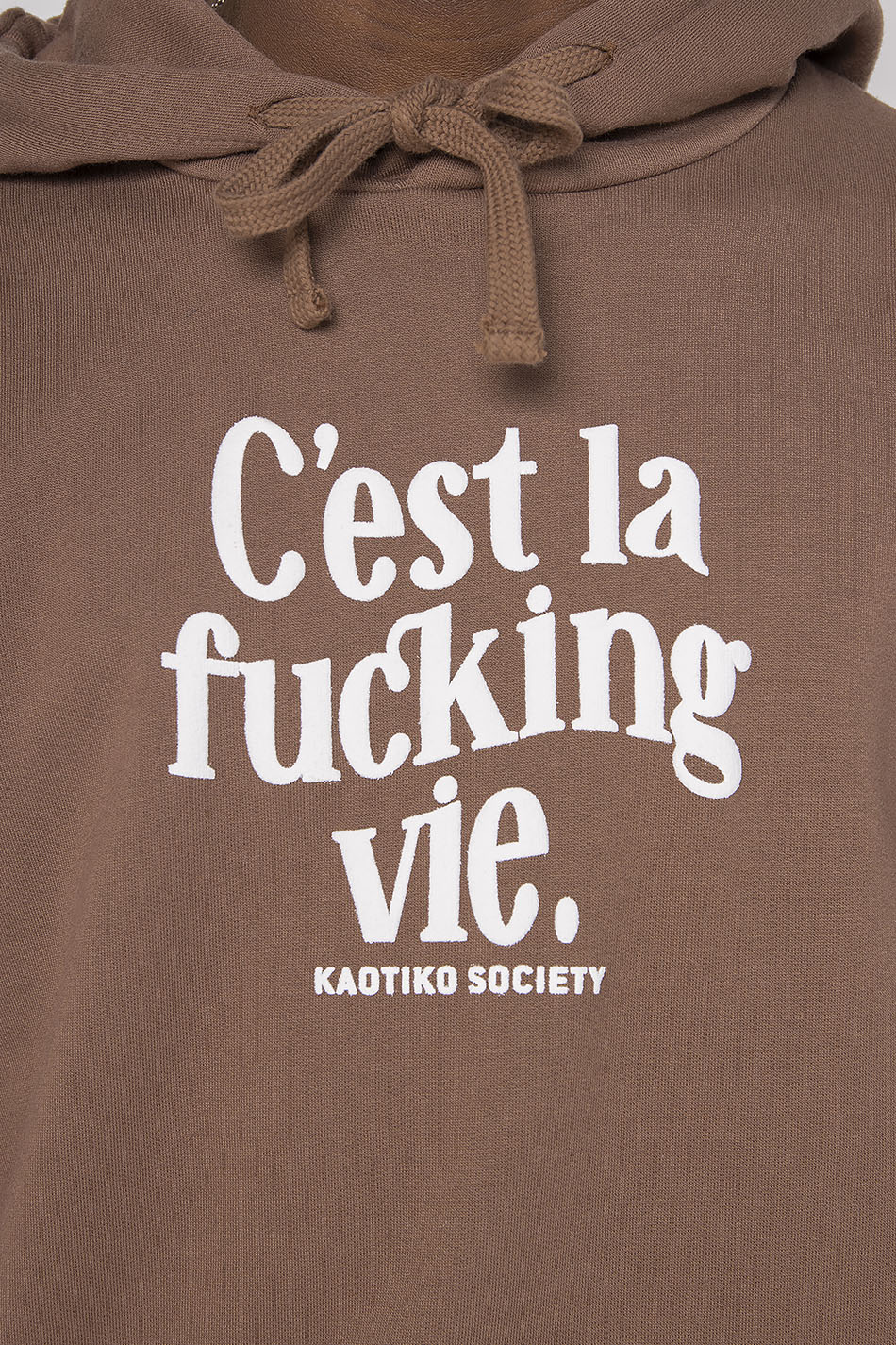 Sweatshirt C'est La Vie Brown