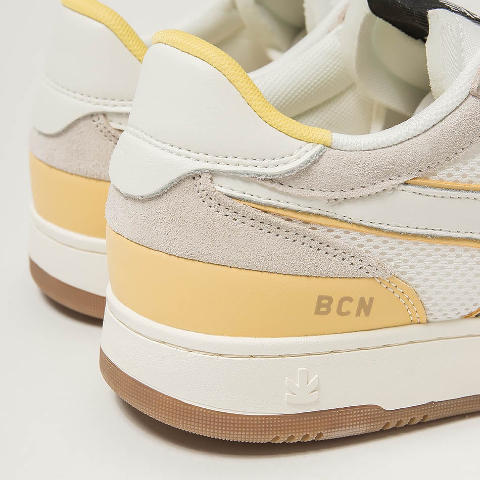 Kaotiko Boston White/ Yellow Sneaker