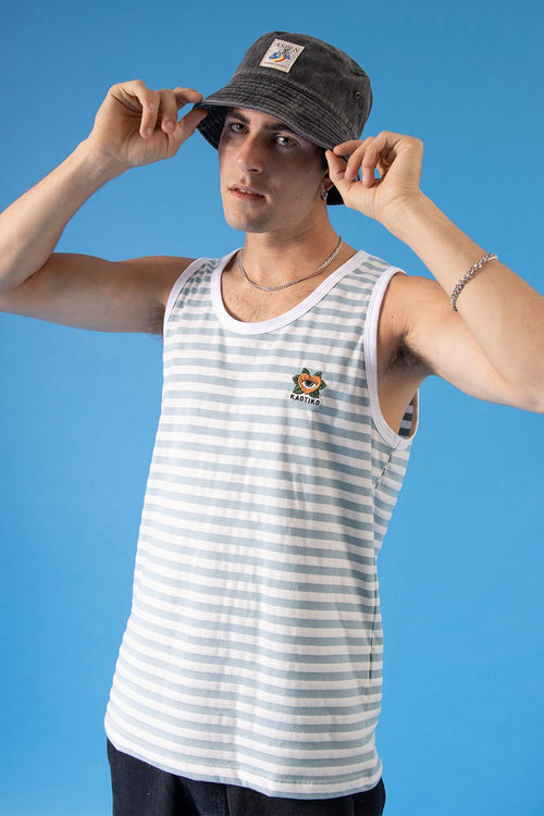 Tank Stripes Heart T-Shirt