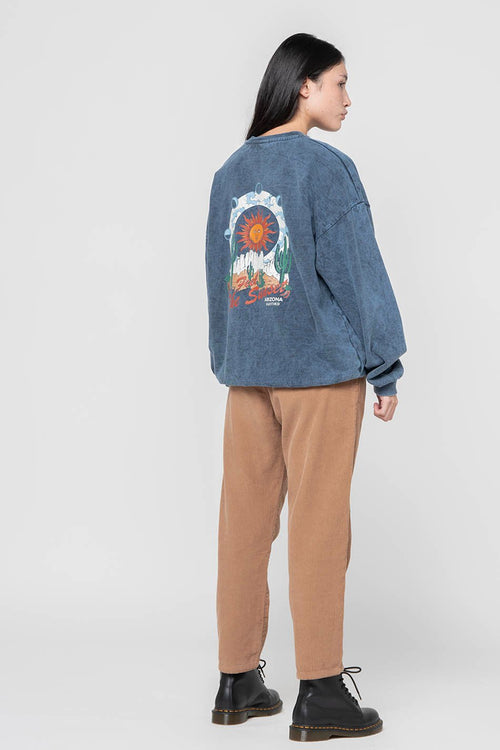 Washed Sunset Navy Sweatshirt