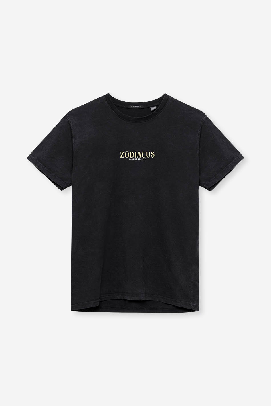 T-Shirt Washed Zodiacus Black