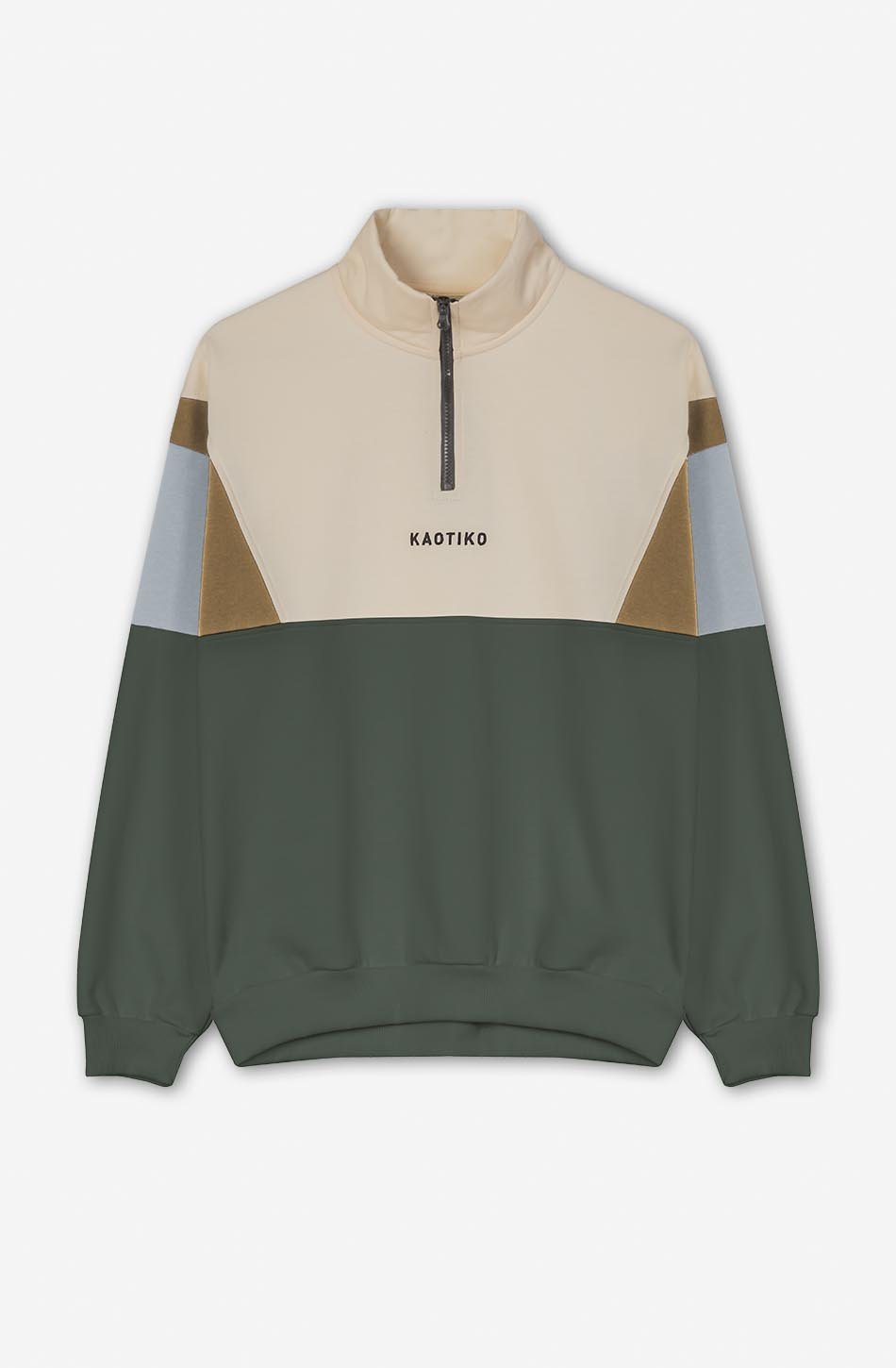 Sweatshirt Arthur Army / Bone/ Sand/ Baby Blue