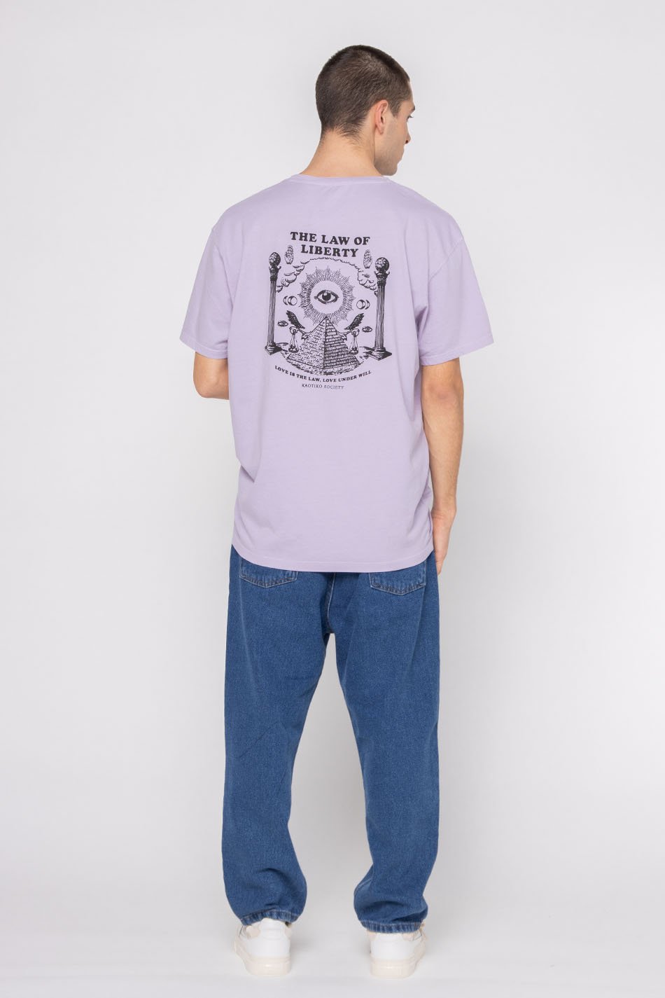 Washed T-Shirt Liberty Mauve