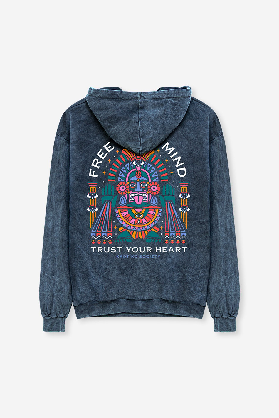 Washed Free Your Mind Navy Sweatshirt