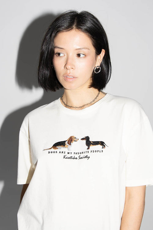 T-Shirt Washed Puppies Ivory