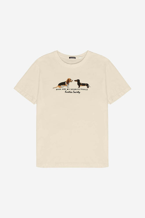 Ivory Puppies Washed T-Shirt