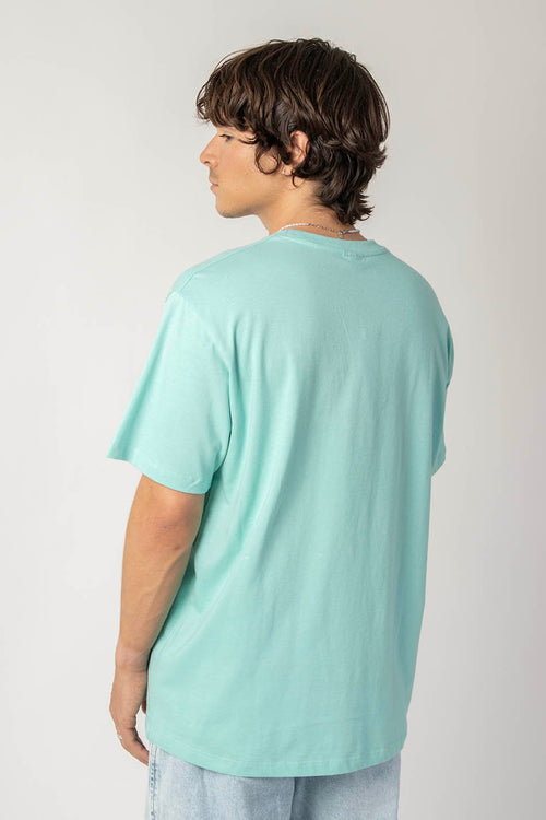 Camiseta Pocket Flower Society Sea Green