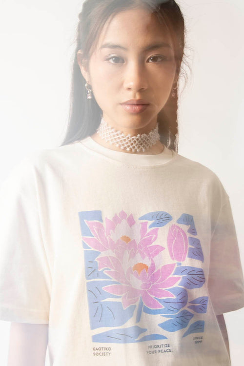 Camiseta Water Lily Organic Cotton