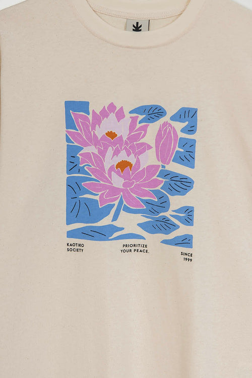 Camiseta Water Lily Organic Cotton