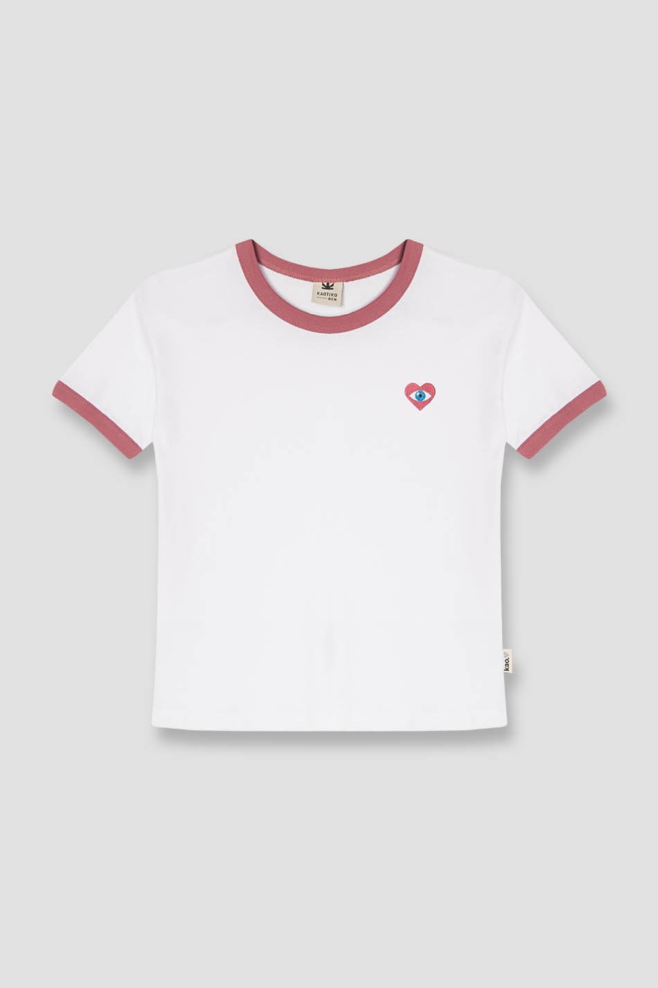 T-Shirt Heart / Eye White