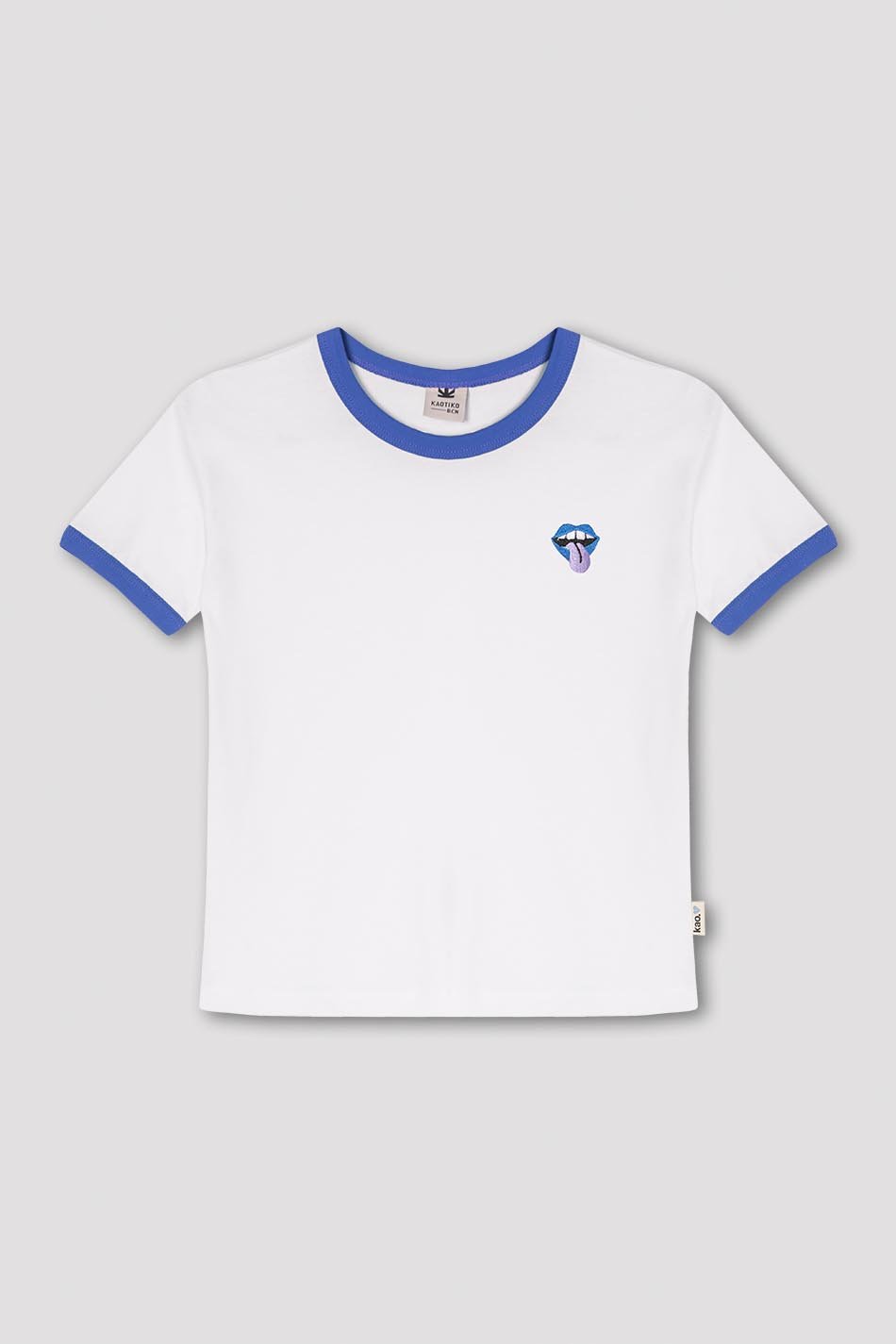 White / Royal Rolling T-Shirt