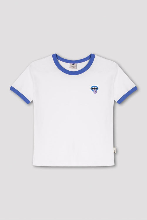 Rolling White / Royal T-Shirt