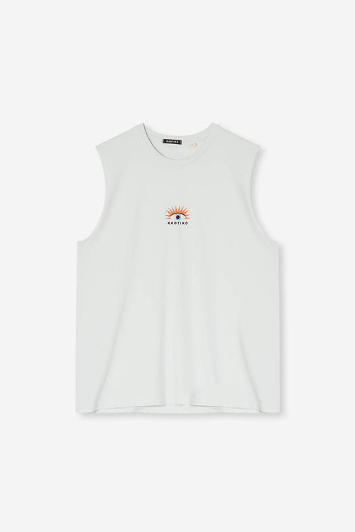 Débardeur Tank Top Washed Eye Cemento