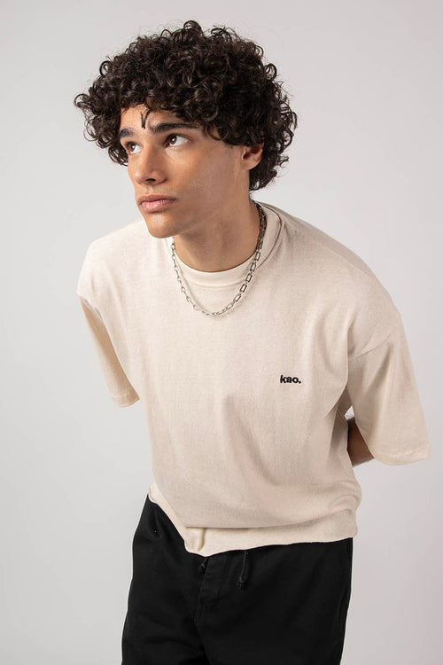 T-shirt Calvin Cropped Organic Cotton