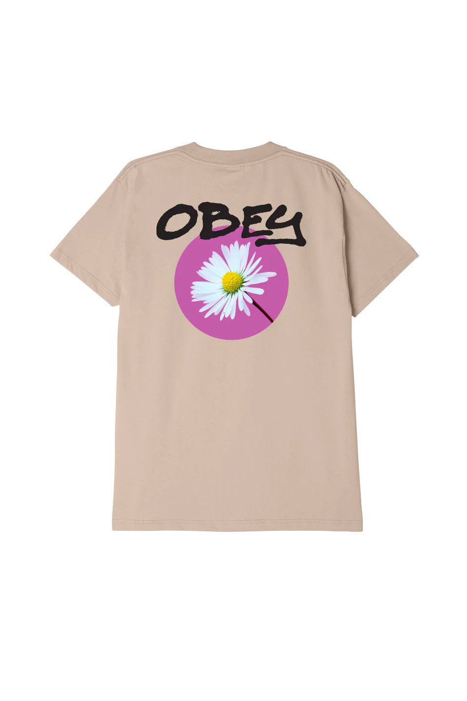 T-Shirt Obey Daisy Spray Sand