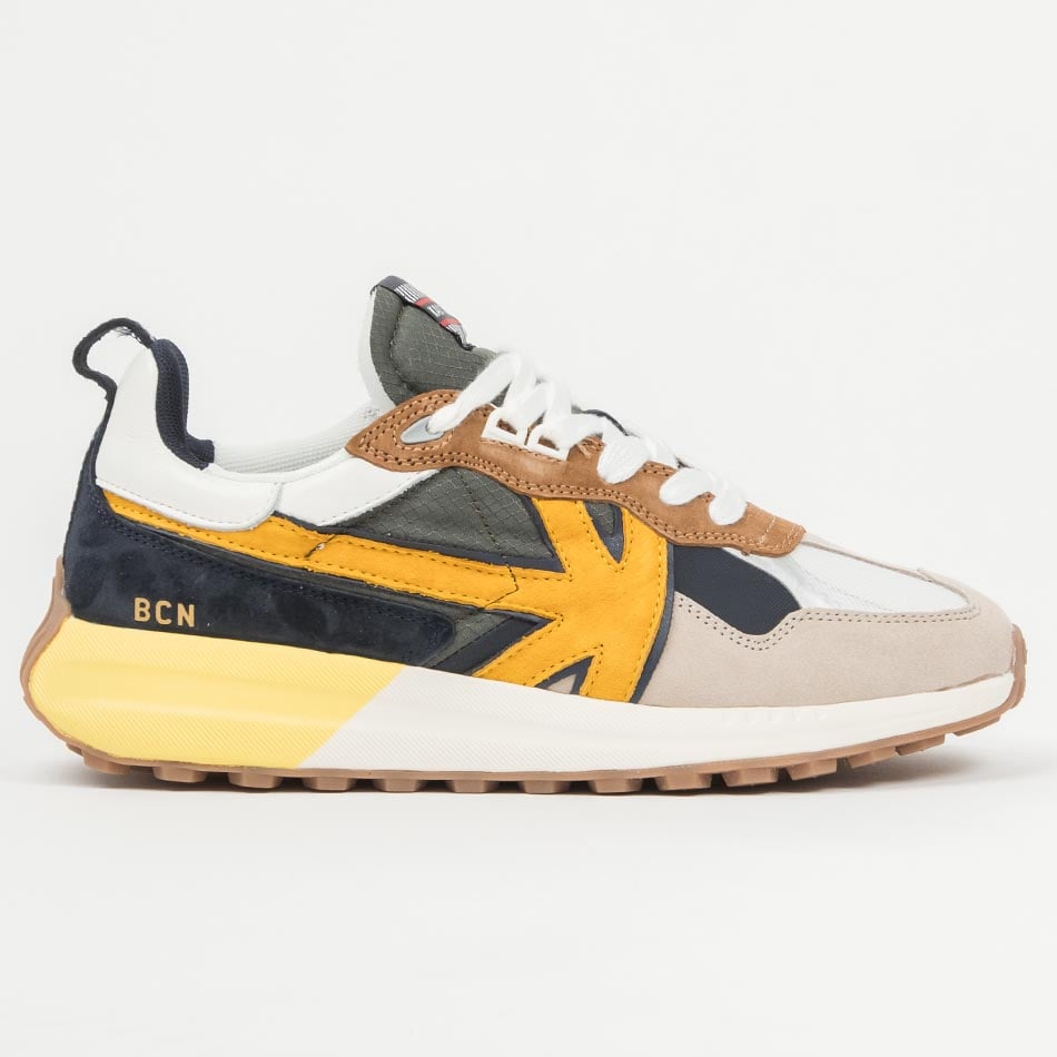 Sneaker Kaotiko Vancouver Mix Stone / Spectra Yellow