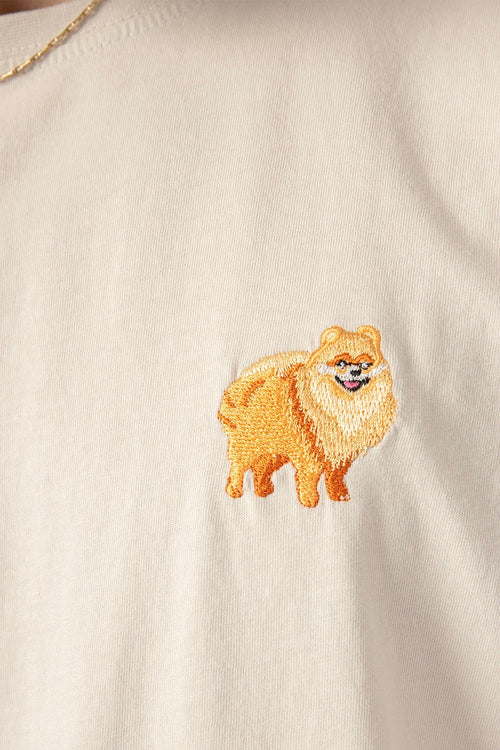 T-shirt Washed Pomerania Stone