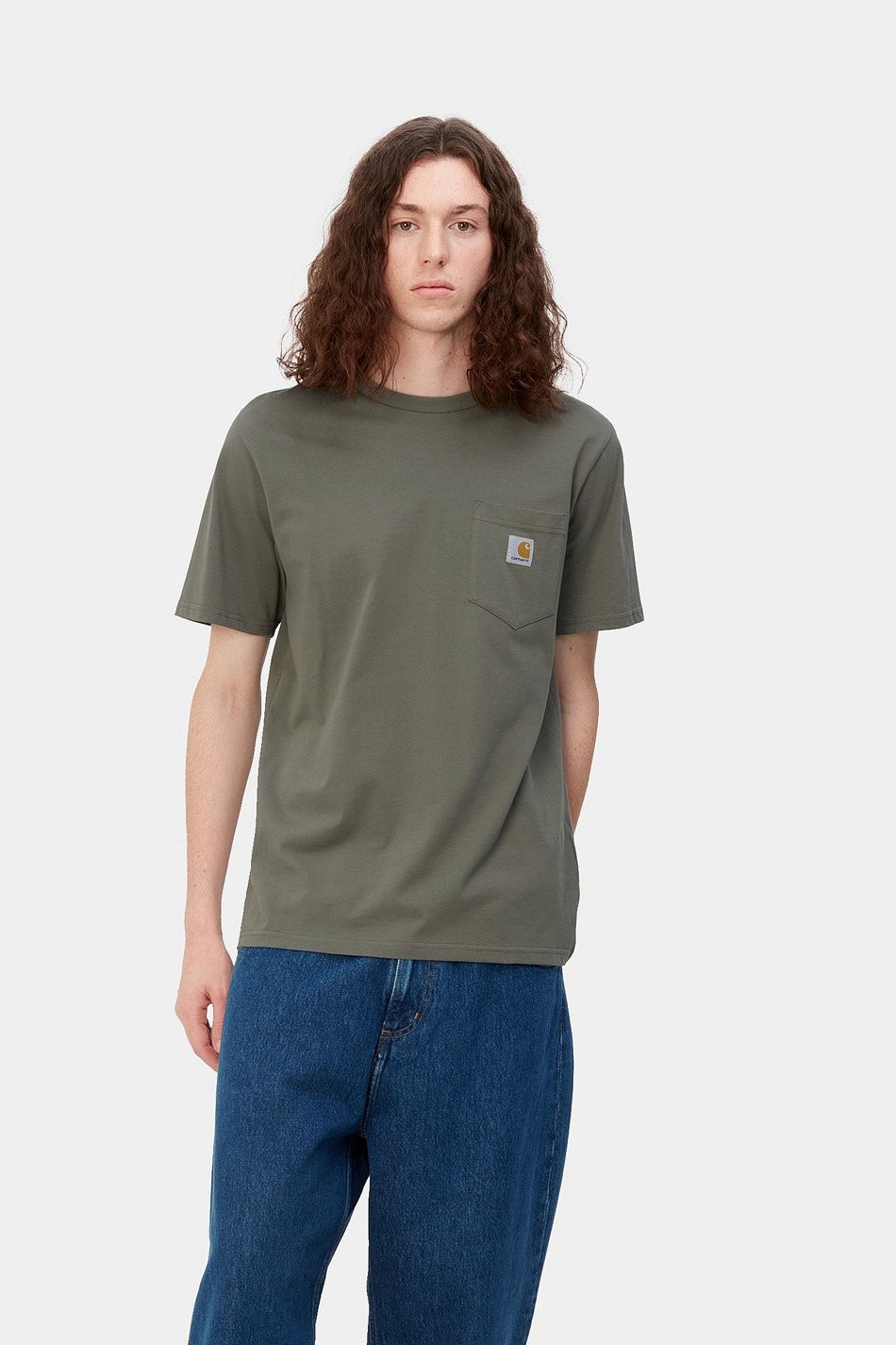 Carhartt WIP Pocket Smoke Green T-shirt