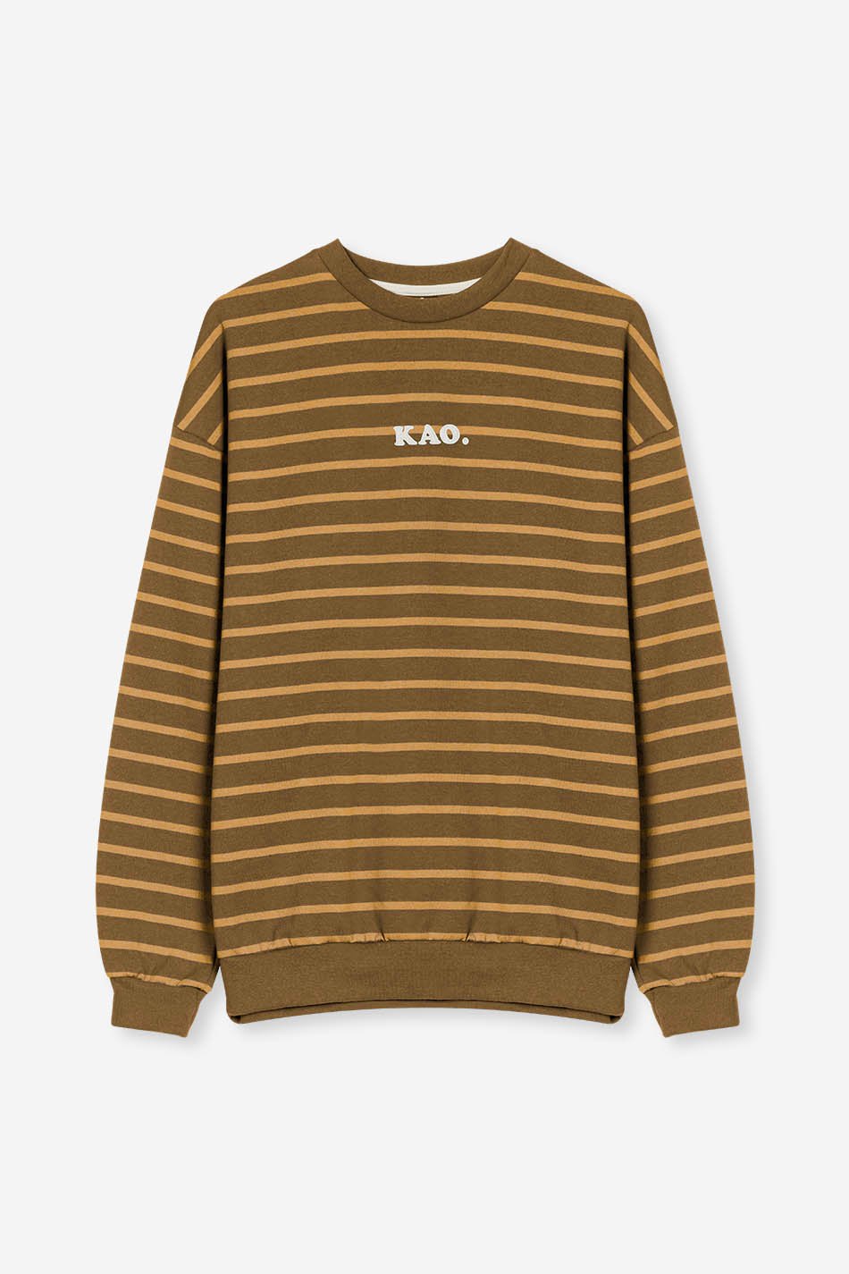 Stripes Kao Sweatshirt Brown