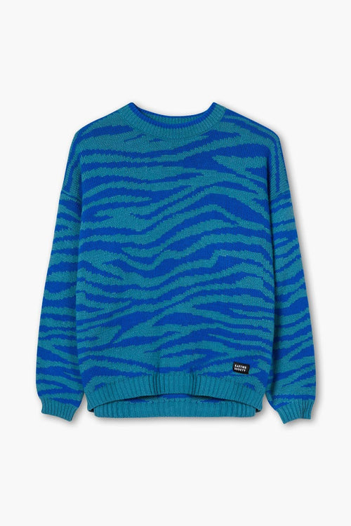 Pull Zebra Blue