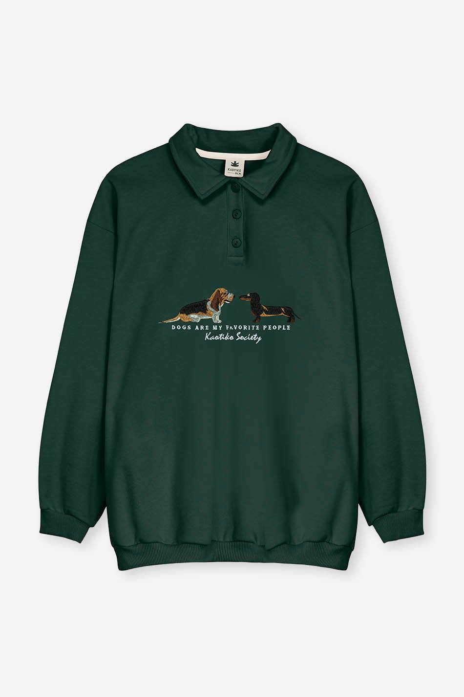 Puppies Green Sweatshirt