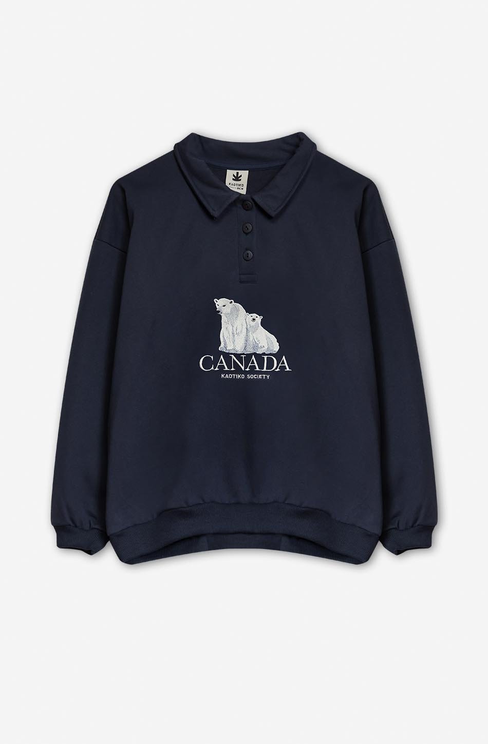 Bear Canada Sweatshirt in Dunkelblau