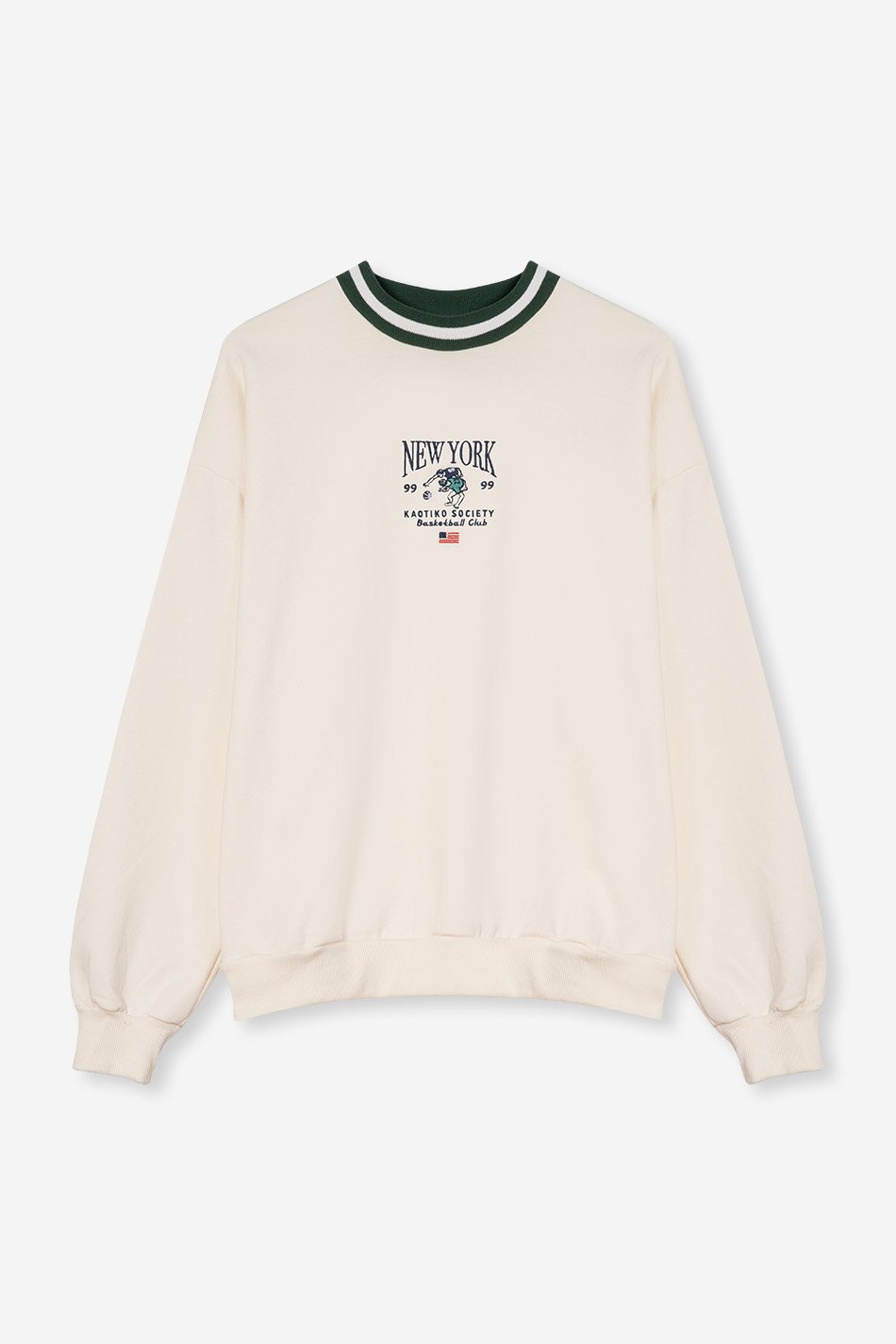 New York Basketball Ivory Sweatshirt