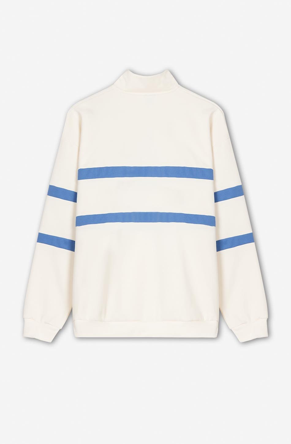 Sweatshirt Berwin Ivory / Blue Ink