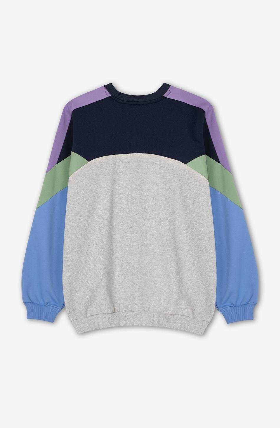 Sweatshirt Dru Ivory/ Navy/ Grape/ Blue Ink